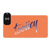 LED Gaming Mouse Pad with Wireless Charging - Tooiicy Design Printify