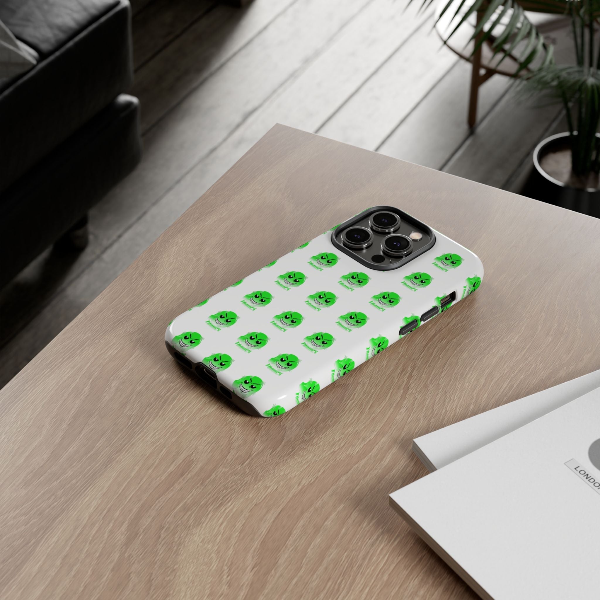 Tooiicy Green Face Phone Case Printify