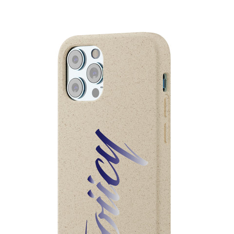 Eco-Friendly Biodegradable Phone Case - 'Tooiicy' Design