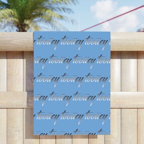 Beach Towels: Tooiicy Blue Summer Fun