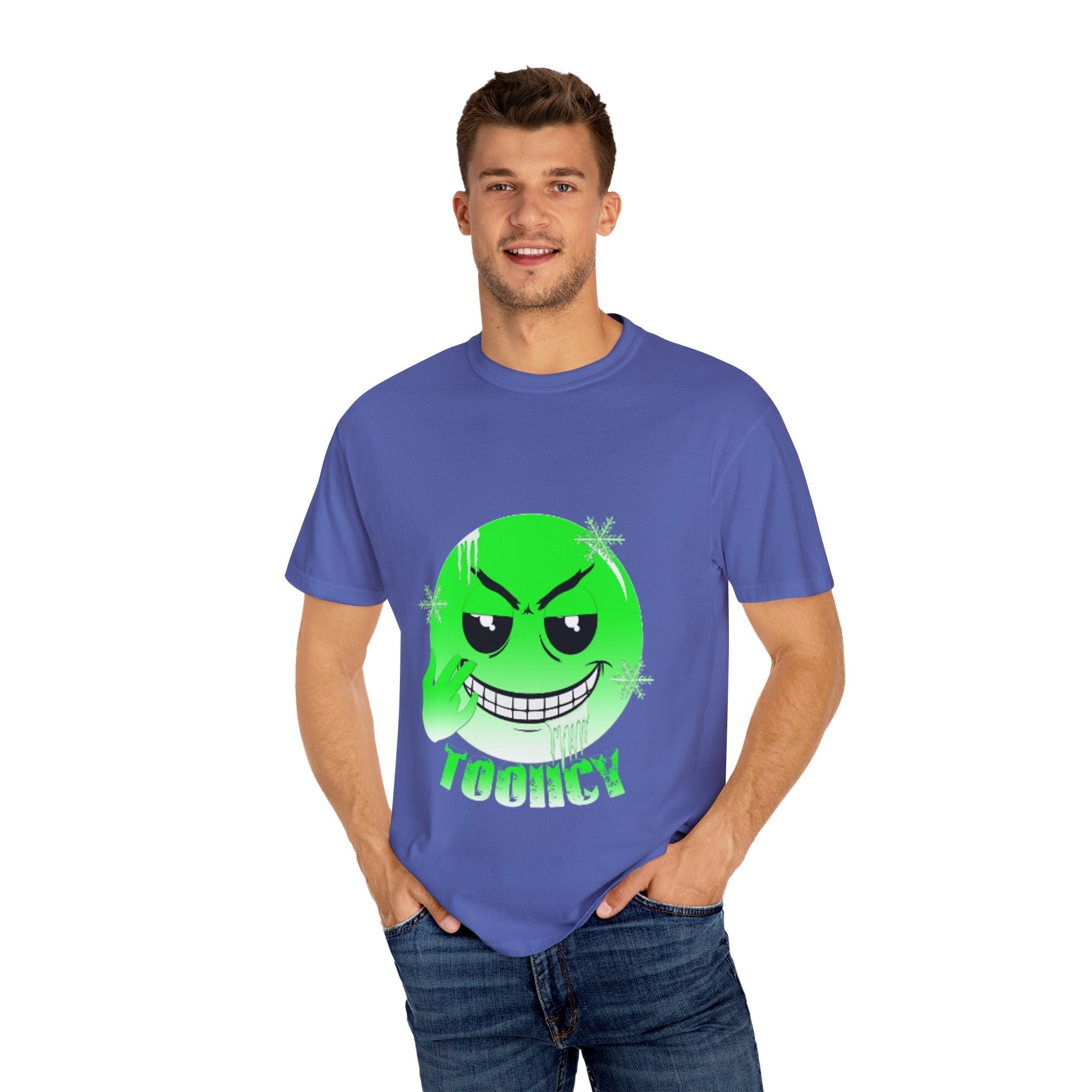Tooiicy Green Face T-shirt Printify