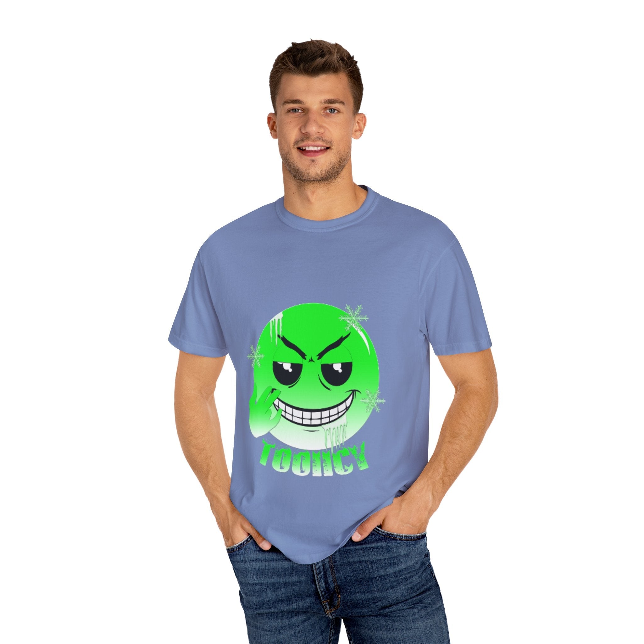 Tooiicy Green Face T-shirt Printify