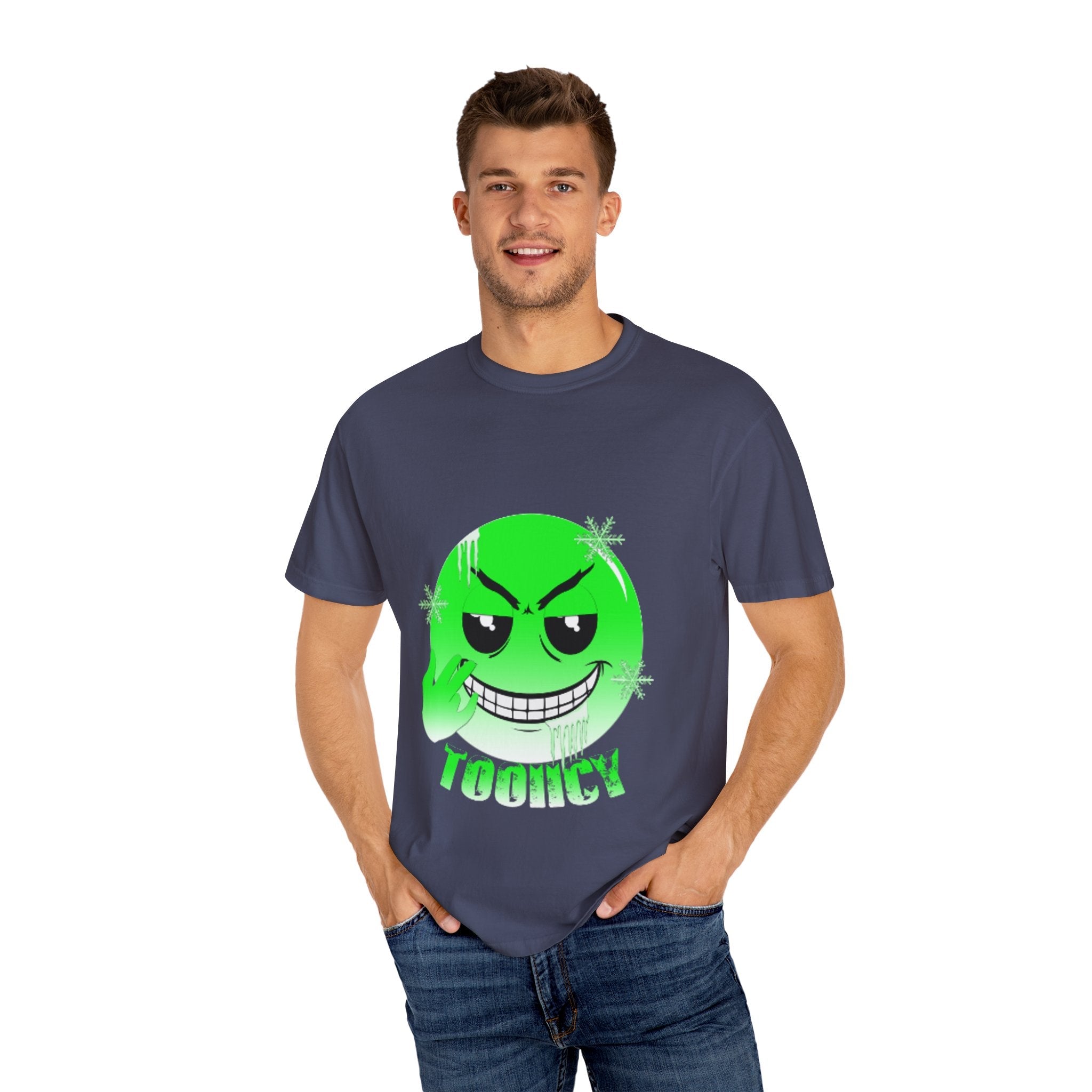 Tooiicy Green Face T-shirt Printify