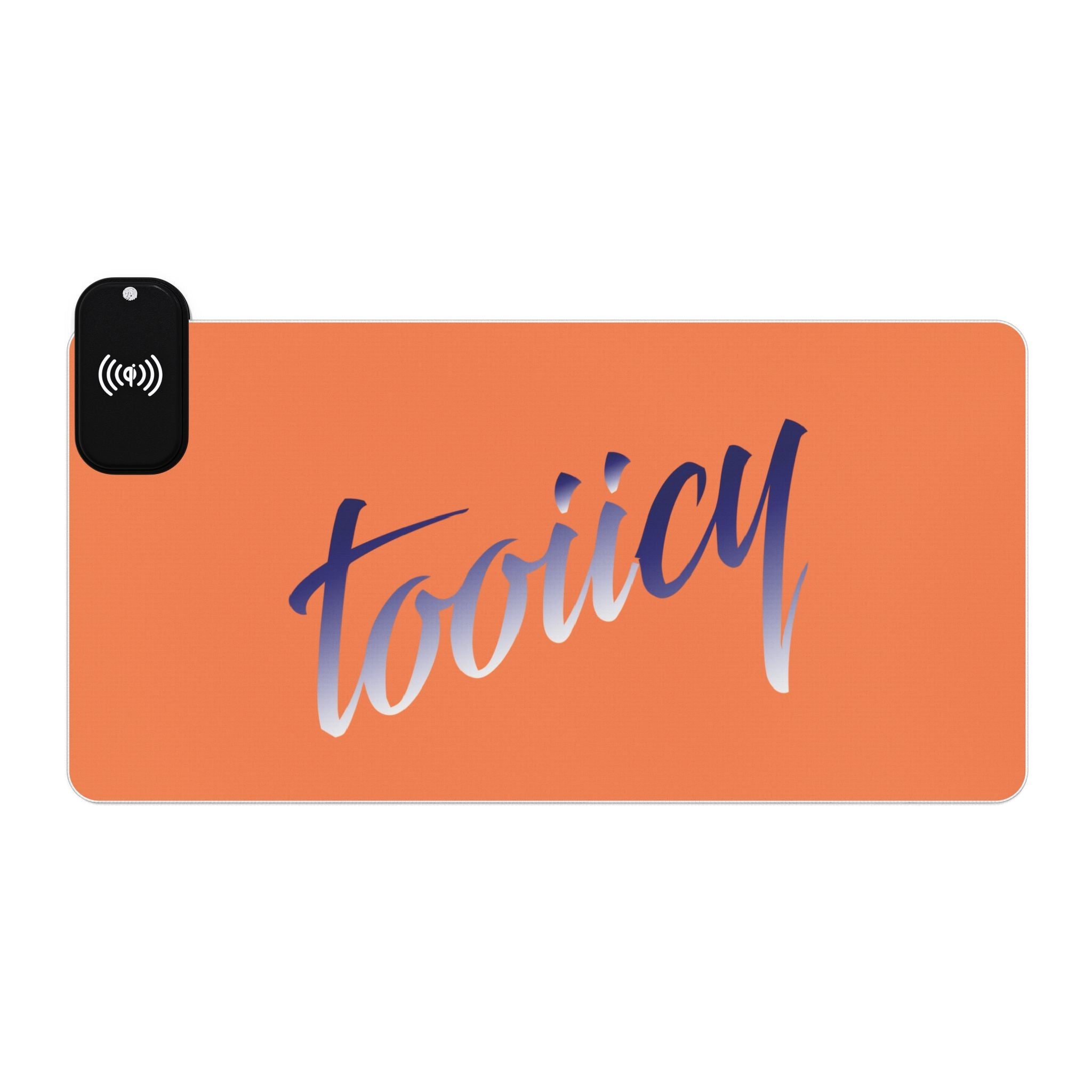 LED Gaming Mouse Pad with Wireless Charging - Tooiicy Design Printify