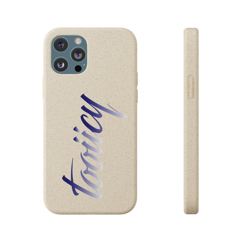 Eco-Friendly Biodegradable Phone Case - 'Tooiicy' Design