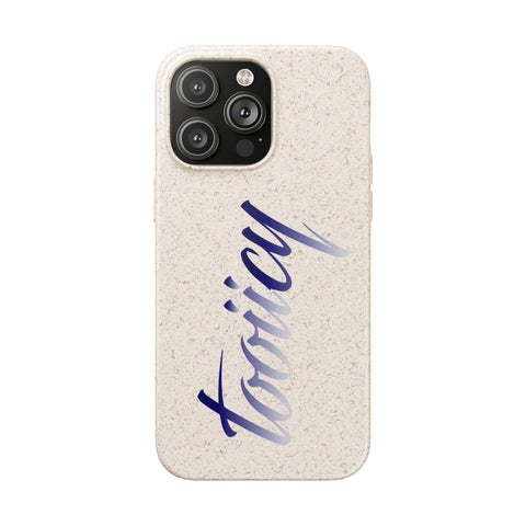 Eco-Friendly Biodegradable Phone Case - 'Tooiicy' Design