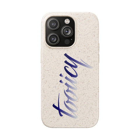 Eco-Friendly Biodegradable Phone Case - 'Tooiicy' Design