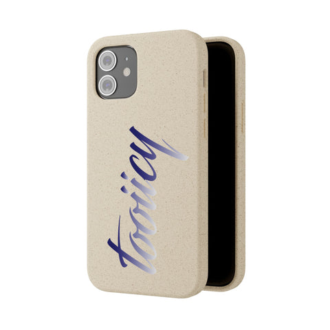 Eco-Friendly Biodegradable Phone Case - 'Tooiicy' Design