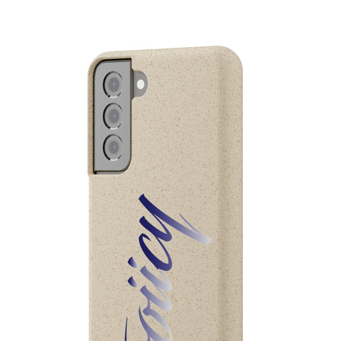 Eco-Friendly Biodegradable Phone Case - 'Tooiicy' Design