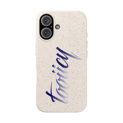 Eco-Friendly Biodegradable Phone Case - 'Tooiicy' Design