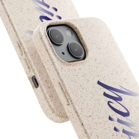 Eco-Friendly Biodegradable Phone Case - 'Tooiicy' Design