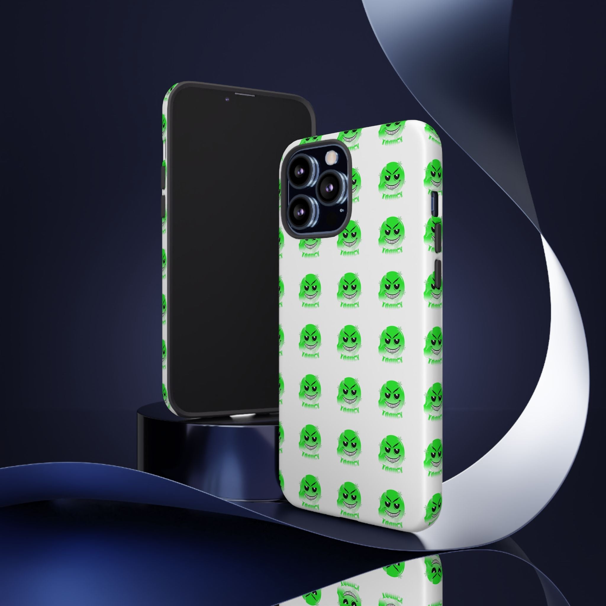 Tooiicy Green Face Phone Case Printify
