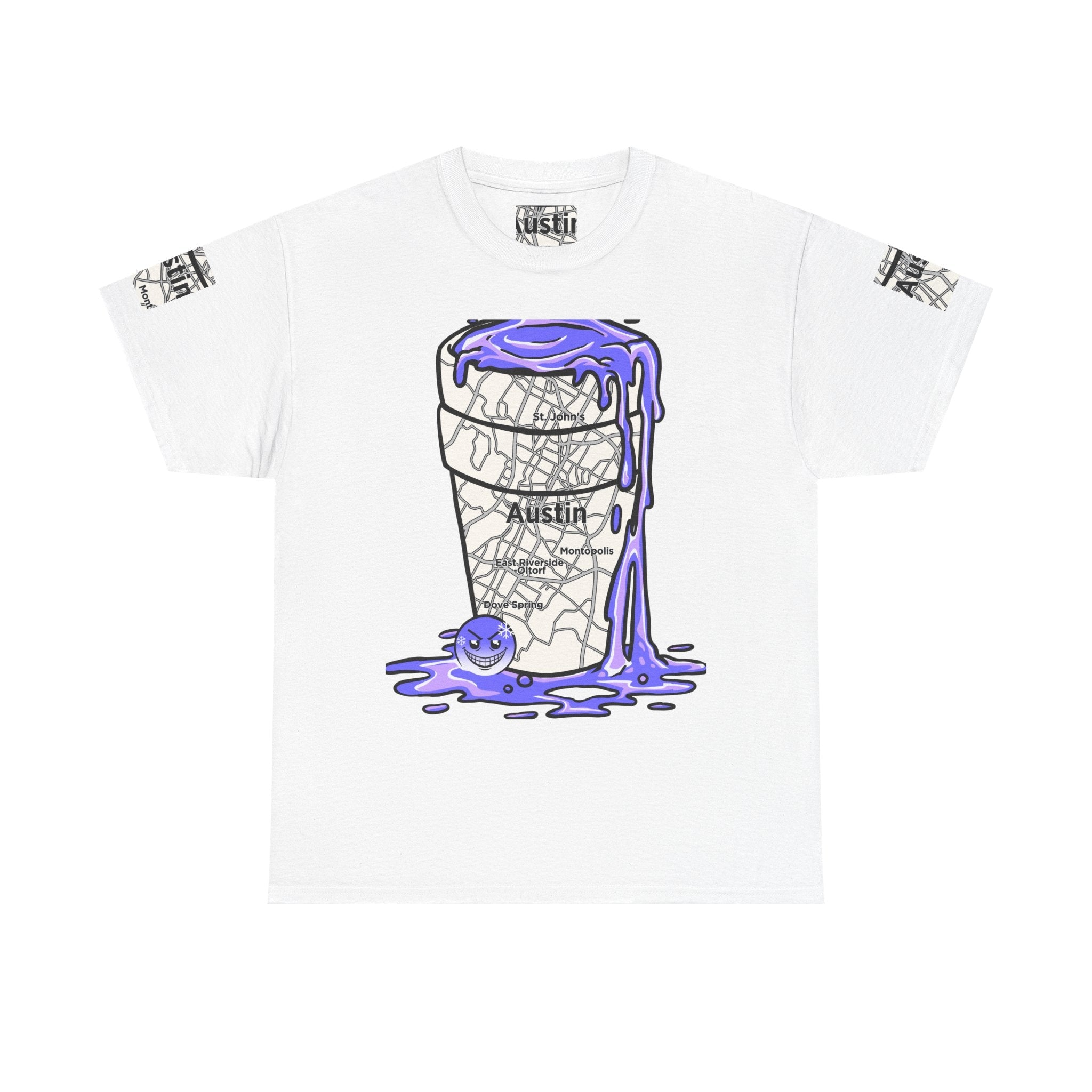 Austin Texas Map Texas Tea Shirt from Tooiicy Clothing Printify