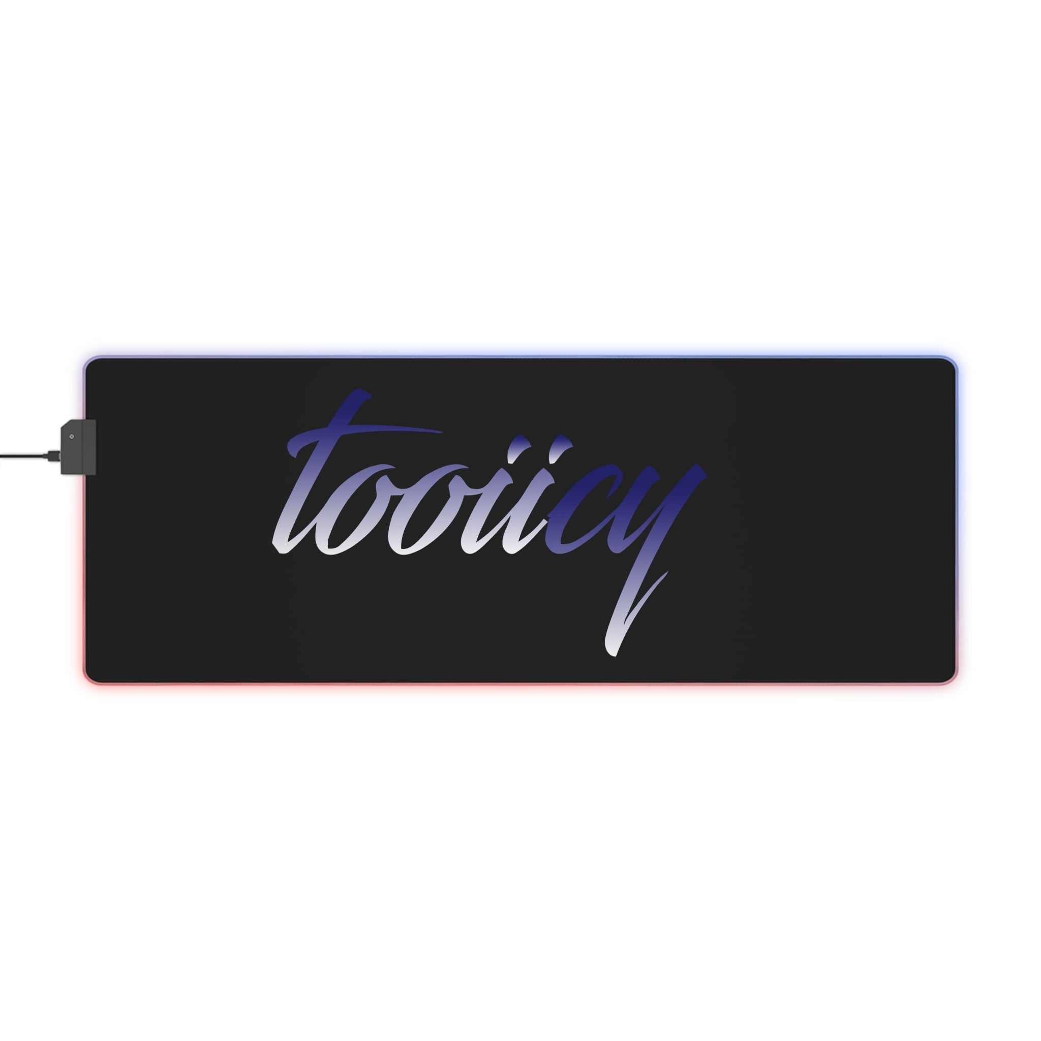 Illuminated Gaming Mouse Pad - Tooiicy Design for Gamers Printify