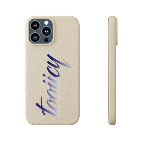 Eco-Friendly Biodegradable Phone Case - 'Tooiicy' Design