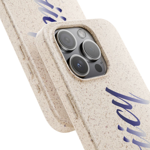 Eco-Friendly Biodegradable Phone Case - 'Tooiicy' Design