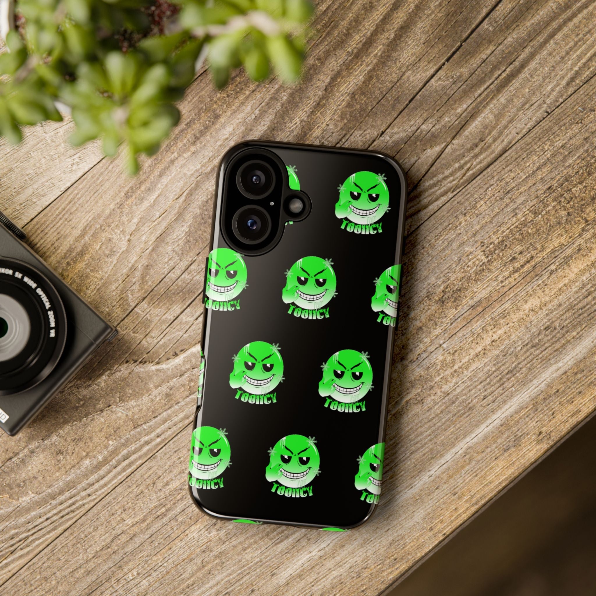 Phone Case - Green Face Tooiicy Design Printify
