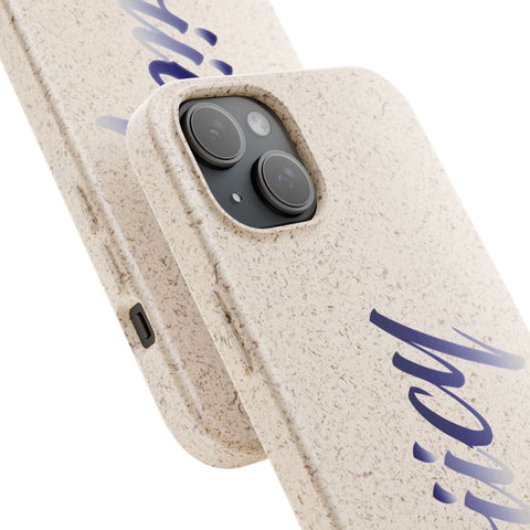 Eco-Friendly Biodegradable Phone Case - 'Tooiicy' Design