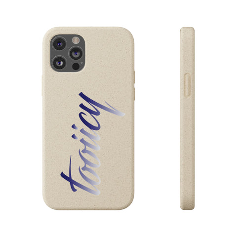 Eco-Friendly Biodegradable Phone Case - 'Tooiicy' Design
