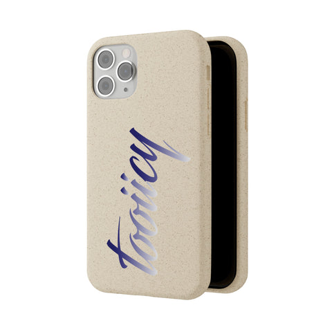 Eco-Friendly Biodegradable Phone Case - 'Tooiicy' Design