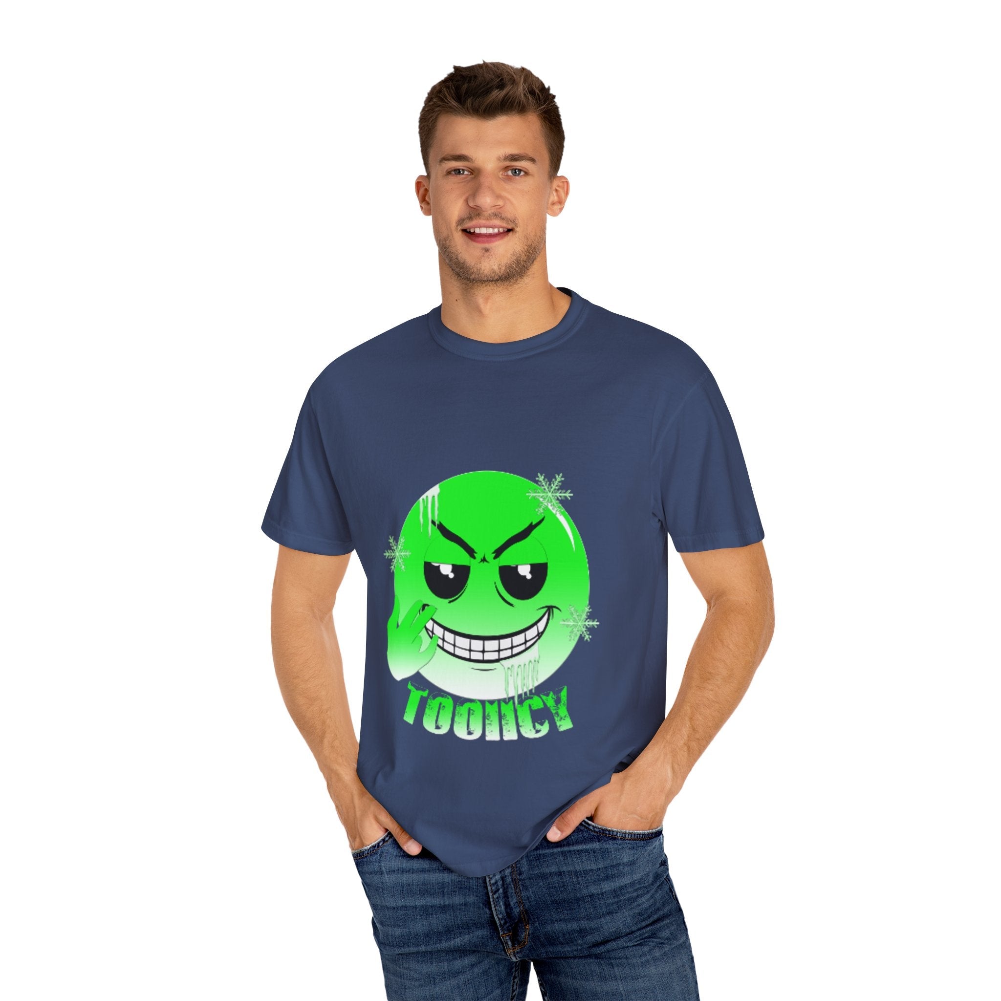 Tooiicy Green Face T-shirt Printify