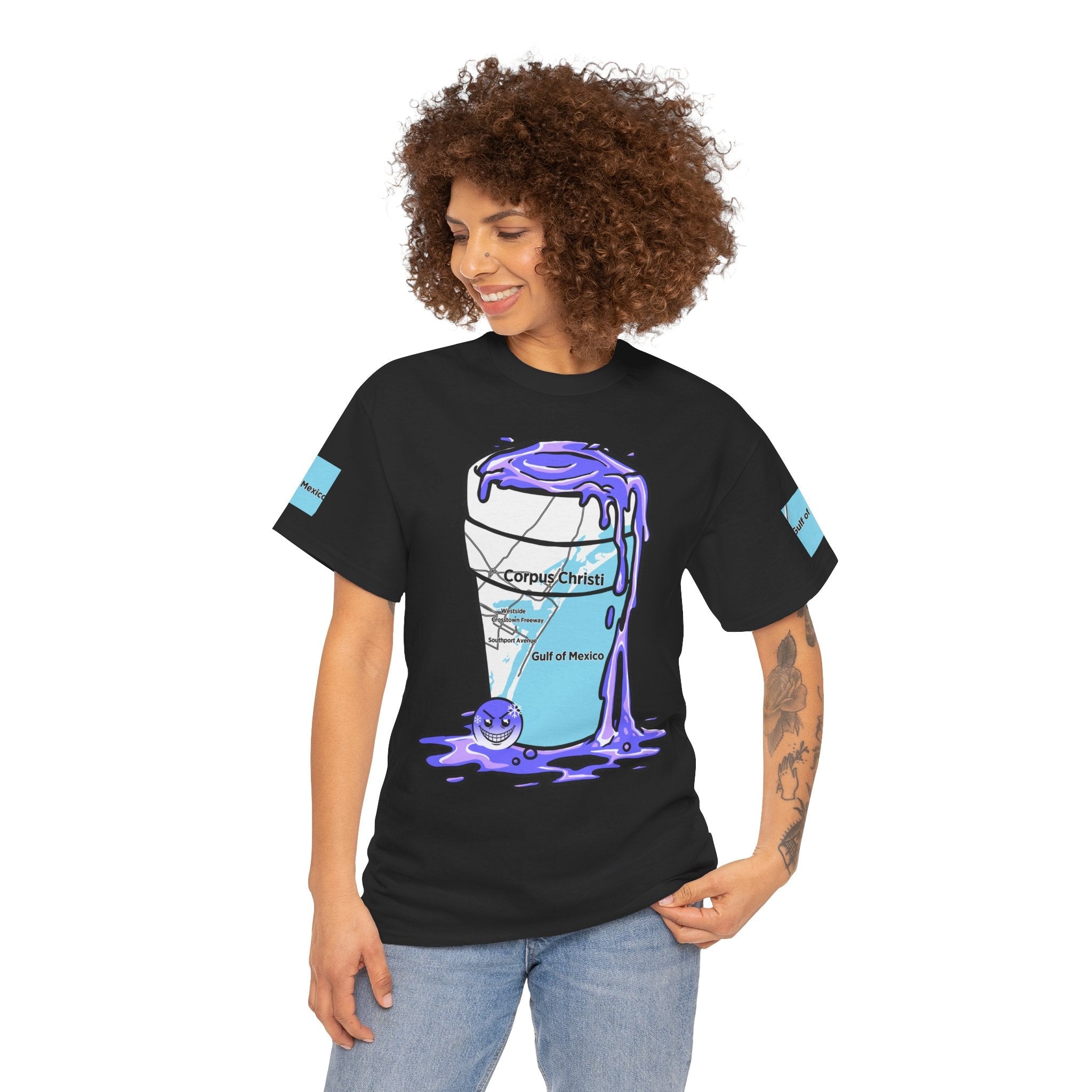 Corpus Christi Texas Tea-Shirt - Designed by Tooiicy Clothing Printify