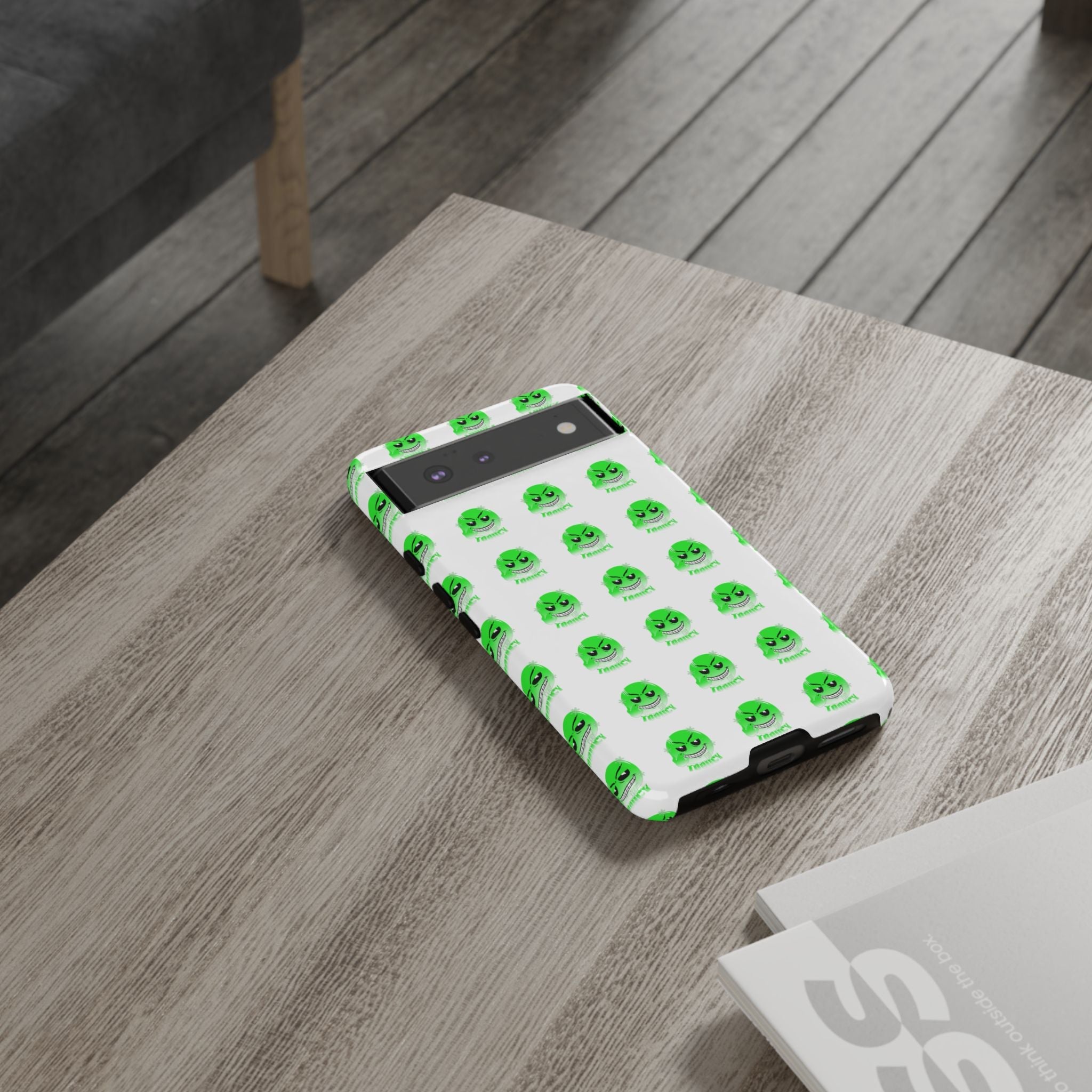 Tooiicy Green Face Phone Case Printify