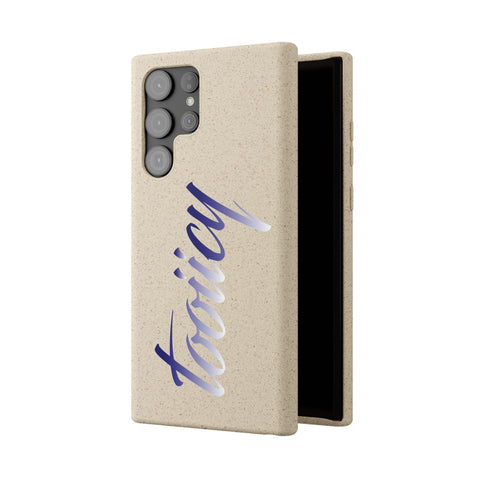Eco-Friendly Biodegradable Phone Case - 'Tooiicy' Design