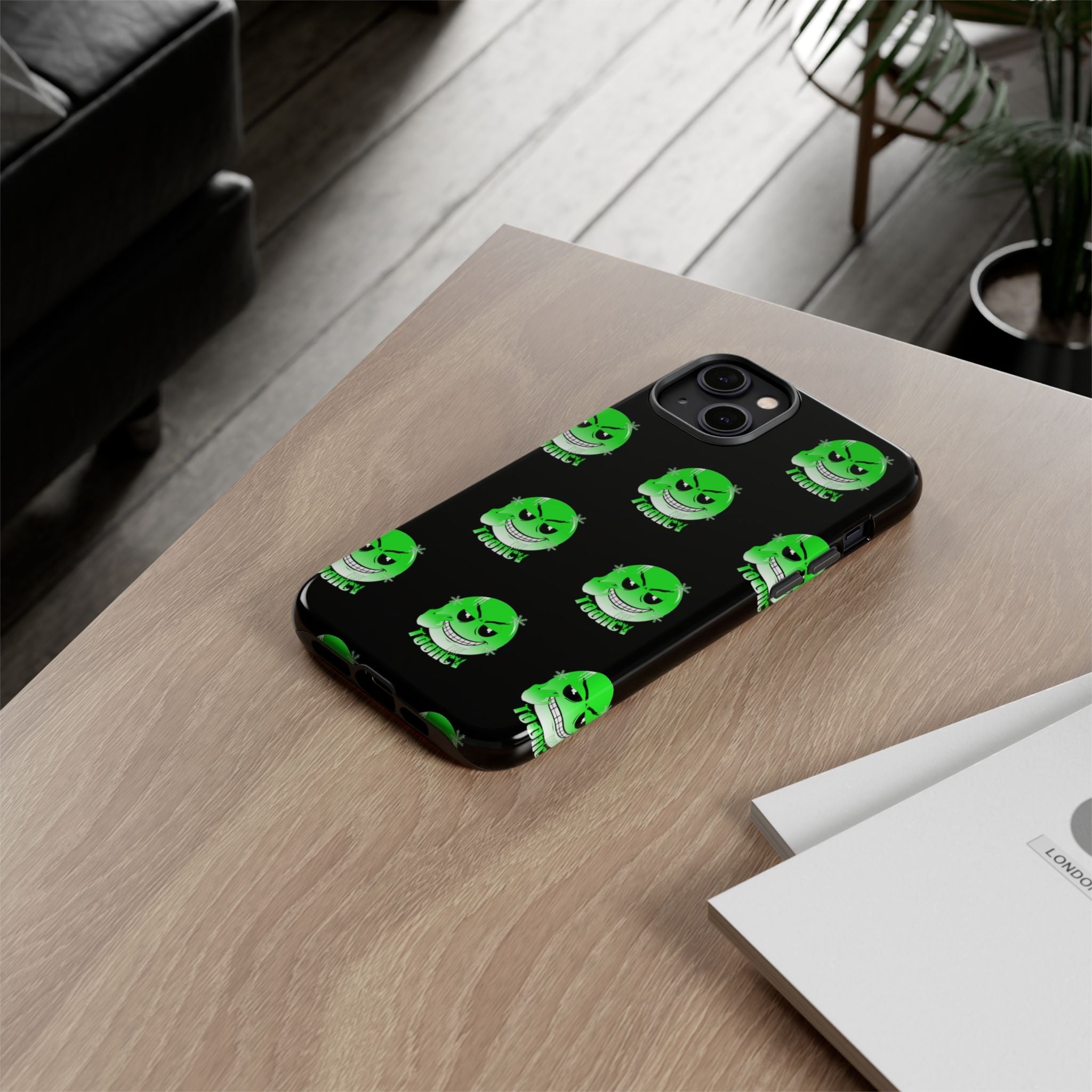 Phone Case - Green Face Tooiicy Design Printify