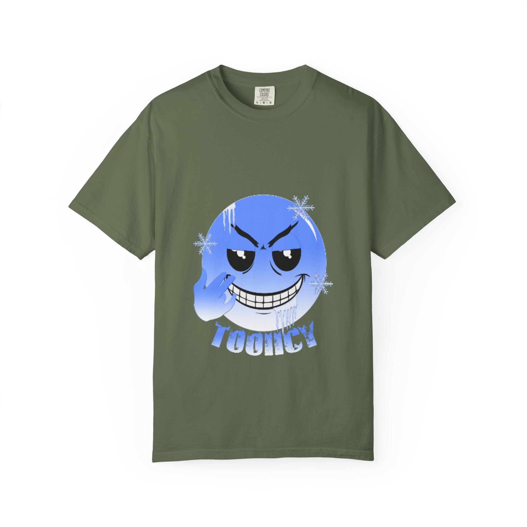Tooiicy Blue Face T-shirt Printify