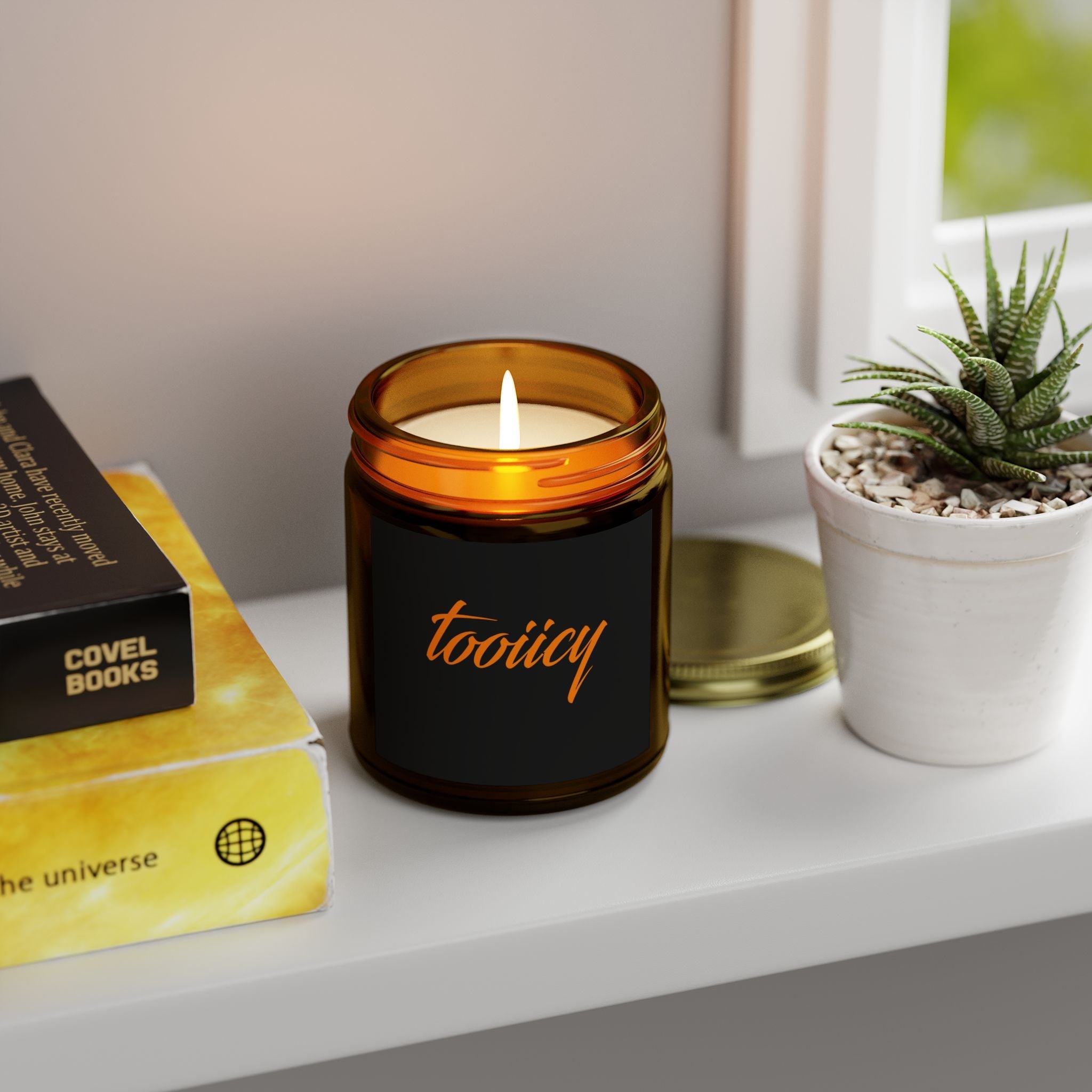 Toxicity Scented Candles - Coconut Apricot Wax (4oz & 9oz) | Relaxing Home Fragrance Printify
