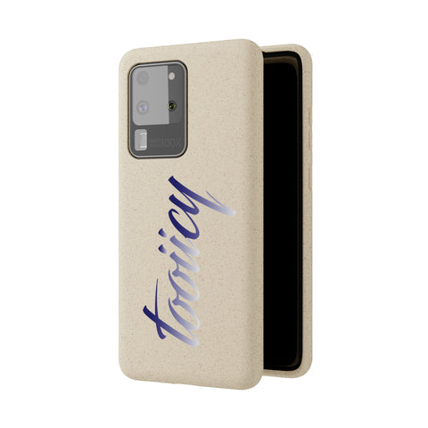 Eco-Friendly Biodegradable Phone Case - 'Tooiicy' Design