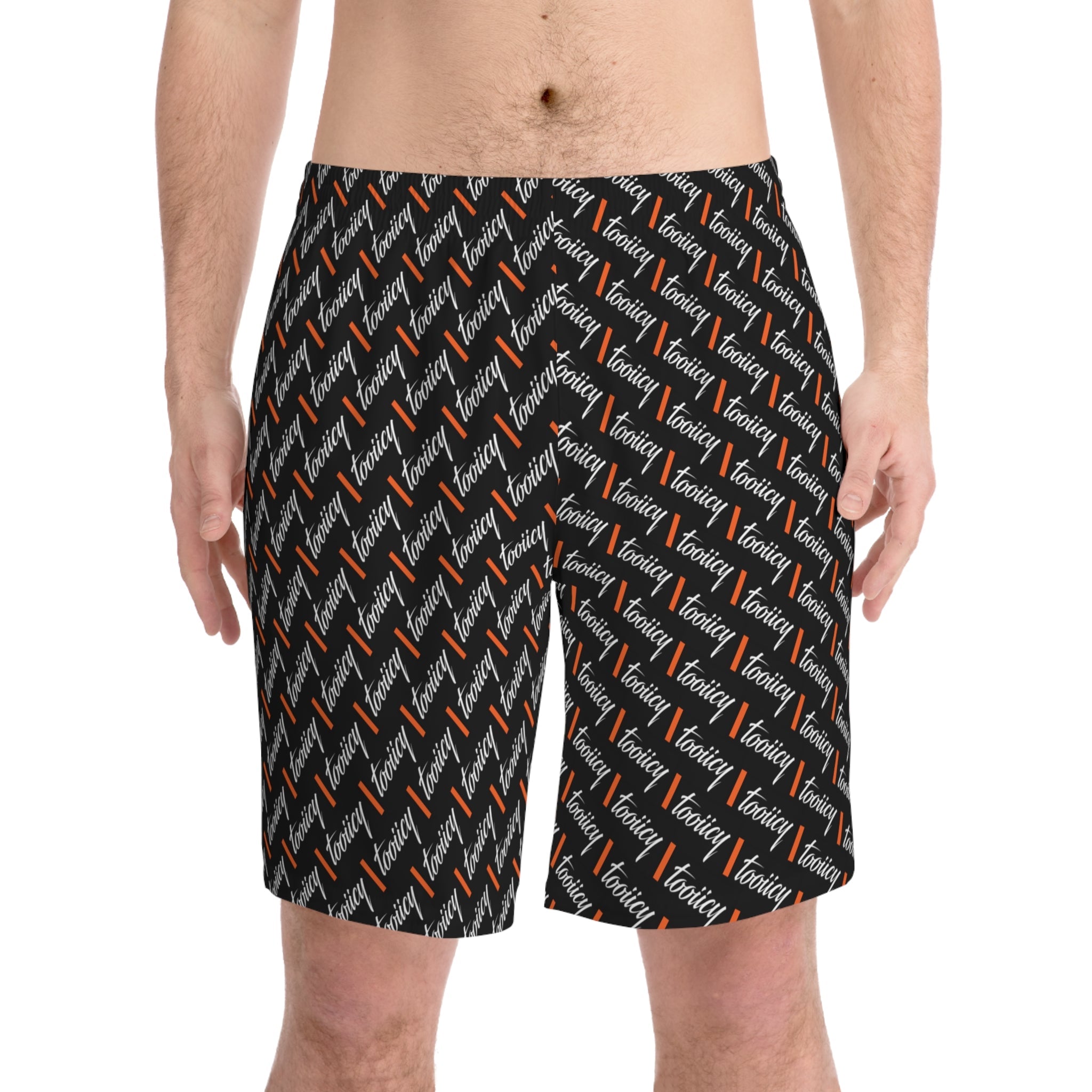 Stylish Men's Elastic Beach Shorts - Perfect for Summer, Beach Vacations, Pool Parties, Gift for Him, Casual Wear Printify