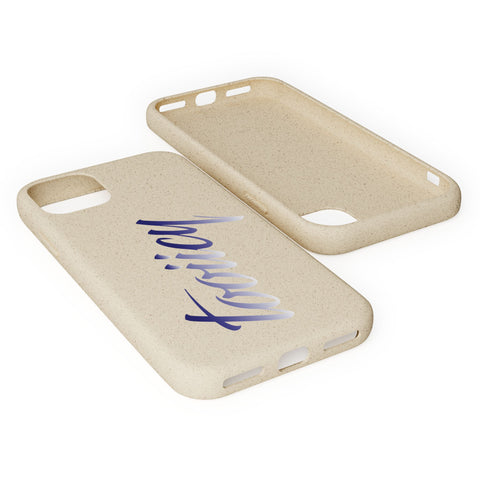 Eco-Friendly Biodegradable Phone Case - 'Tooiicy' Design