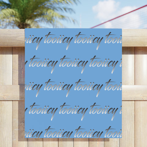 Beach Towels: Tooiicy Blue Summer Fun