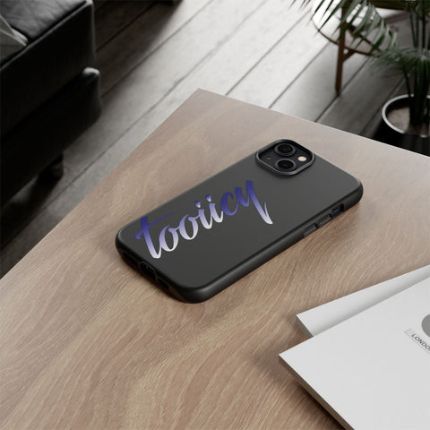 Stylish Tough Phone Case - ‘Tooiicy’ Design for Trendsetters