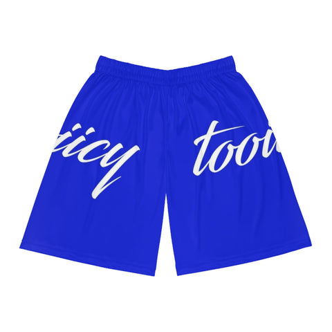 Blue Fade Basketball Shorts - Tooiicy Design Printify