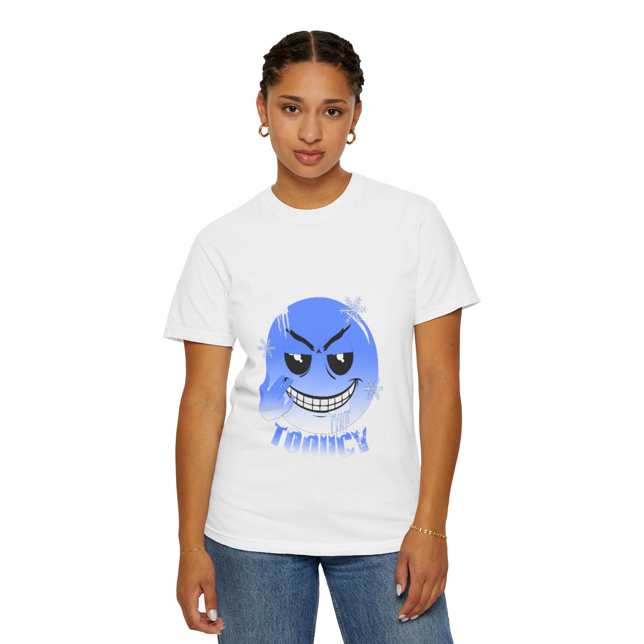Tooiicy Blue Face T-shirt Printify