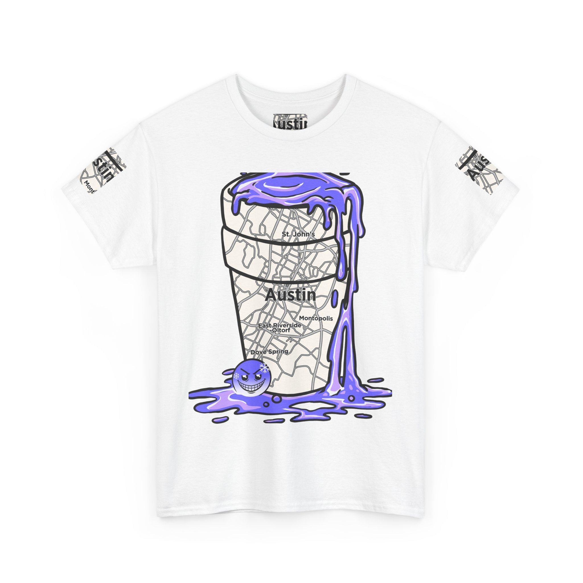 Austin Texas Map Texas Tea Shirt from Tooiicy Clothing Printify