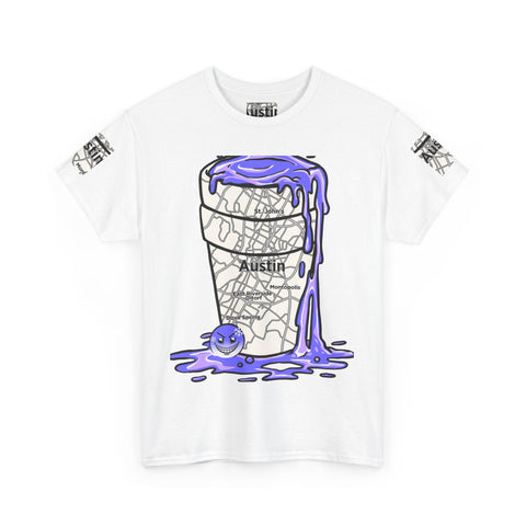 Austin Texas Map Texas Tea Shirt from Tooiicy Clothing Printify