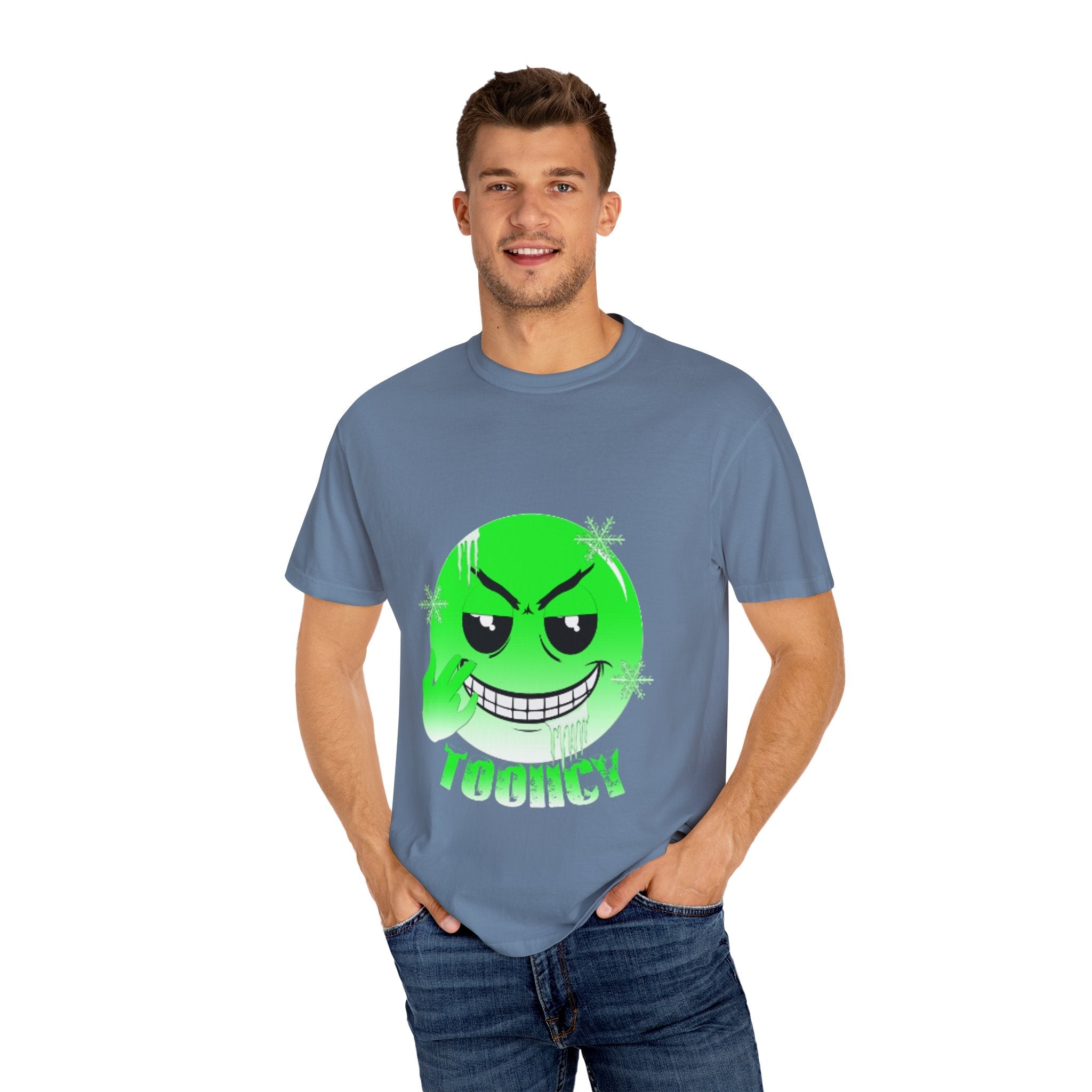Tooiicy Green Face T-shirt Printify