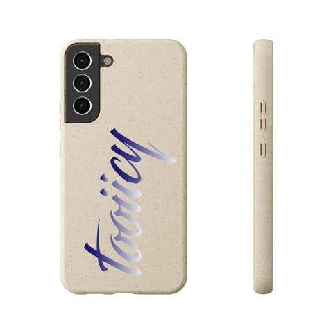 Eco-Friendly Biodegradable Phone Case - 'Tooiicy' Design