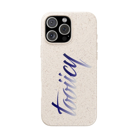 Eco-Friendly Biodegradable Phone Case - 'Tooiicy' Design