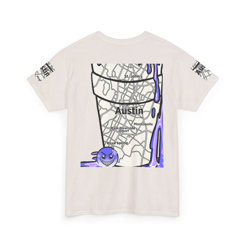Austin Texas Map Texas Tea Shirt from Tooiicy Clothing Printify