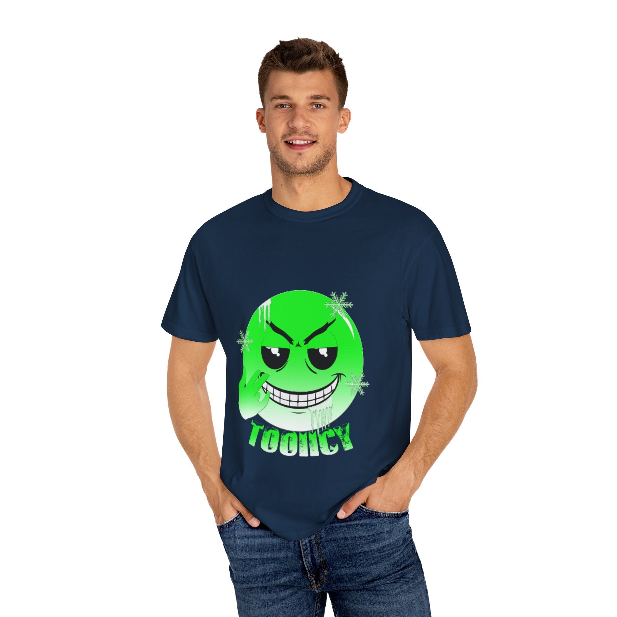 Tooiicy Green Face T-shirt Printify
