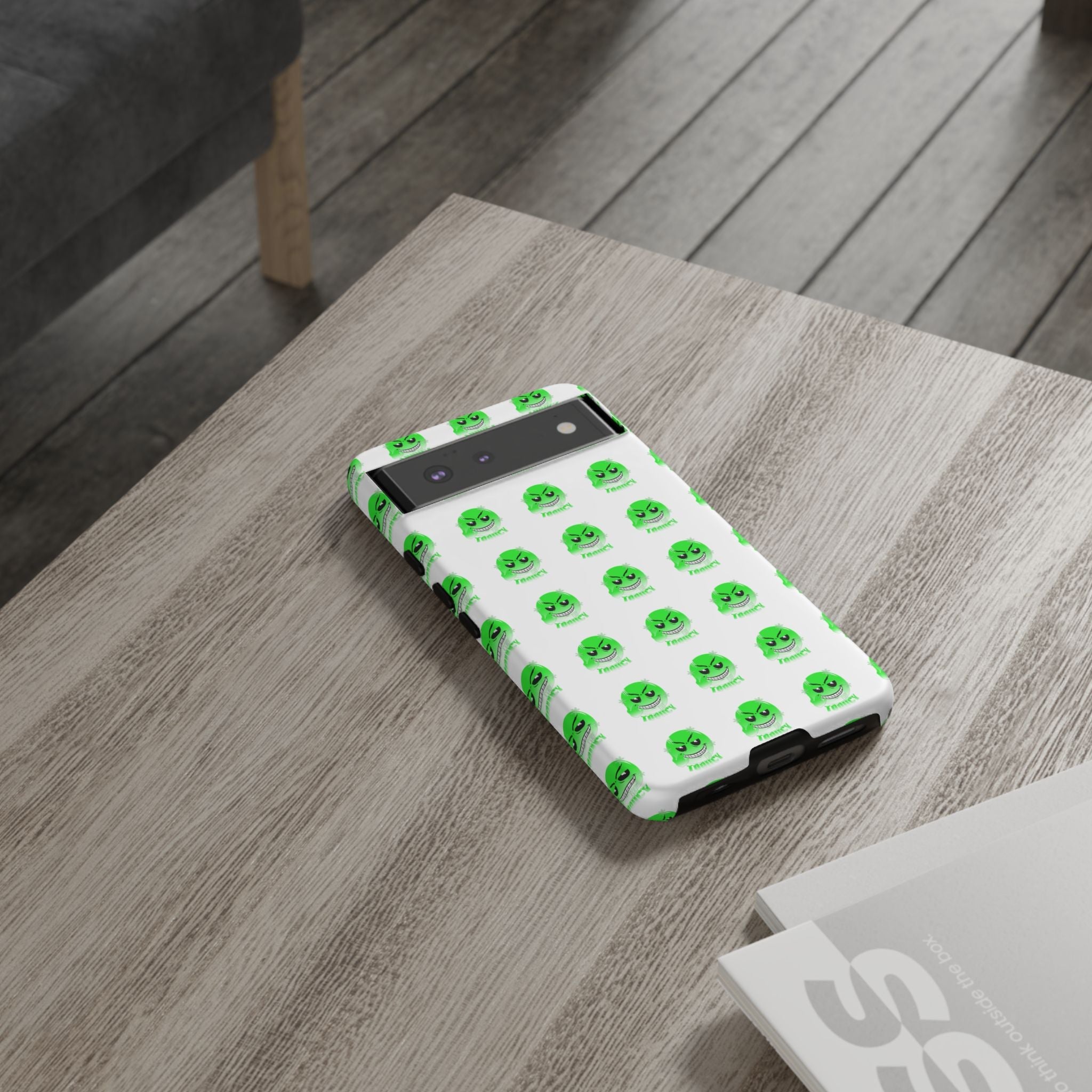 Tooiicy Green Face Phone Case Printify