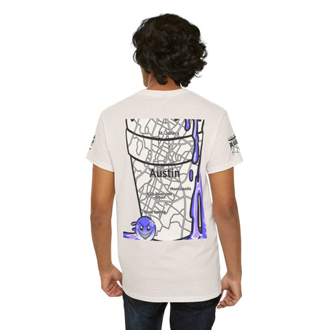 Austin Texas Map Texas Tea Shirt from Tooiicy Clothing Printify