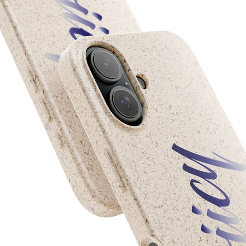 Eco-Friendly Biodegradable Phone Case - 'Tooiicy' Design