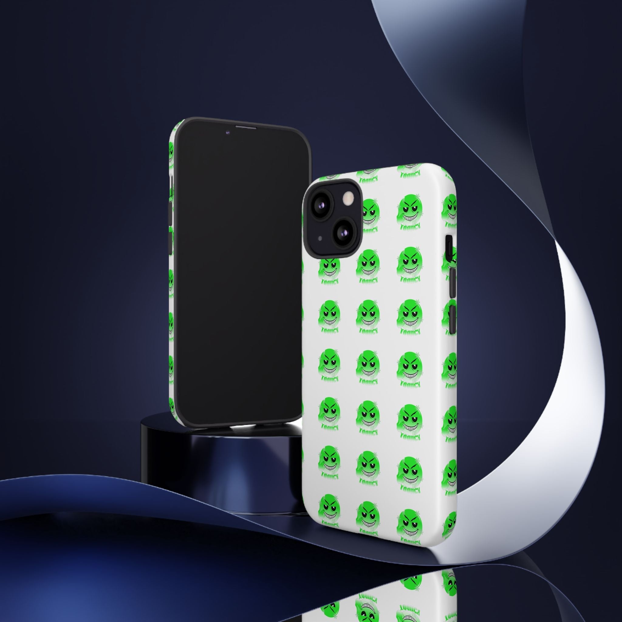Tooiicy Green Face Phone Case Printify