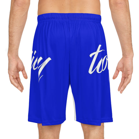 Blue Fade Basketball Shorts - Tooiicy Design Printify